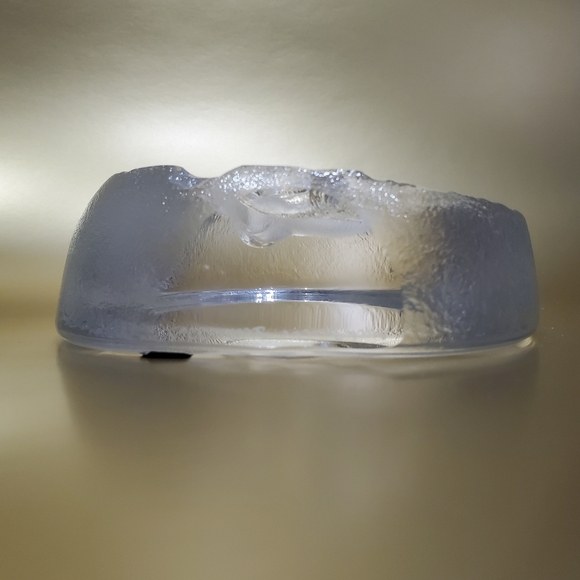 Mats Jonasson Sweden 🇸🇪 Lead Crystal Panda 🐼 4 1/2" Art Glass Signed Numbered - Picture 5 of 16